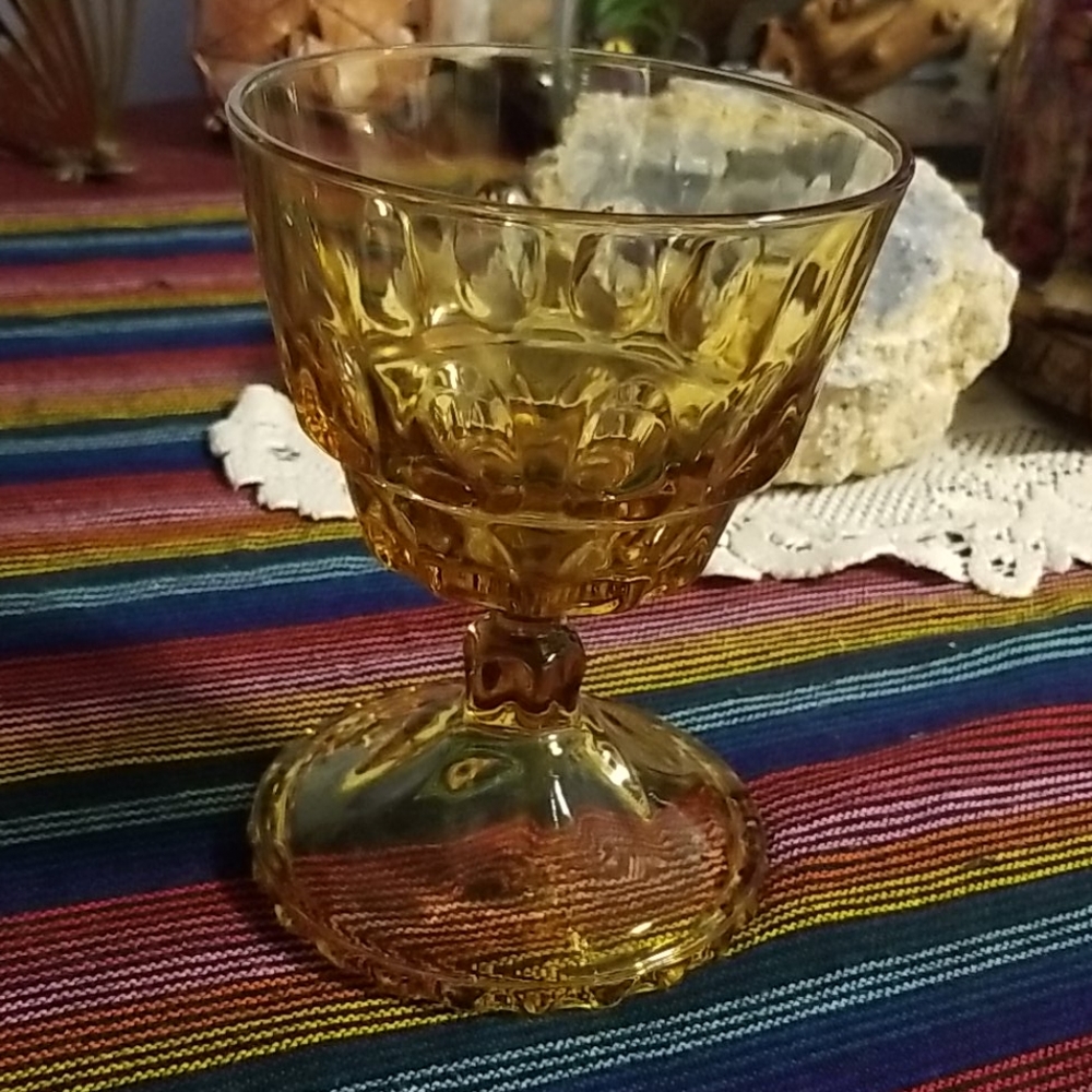 Amber colored vintage vase - Picture 2 of 8